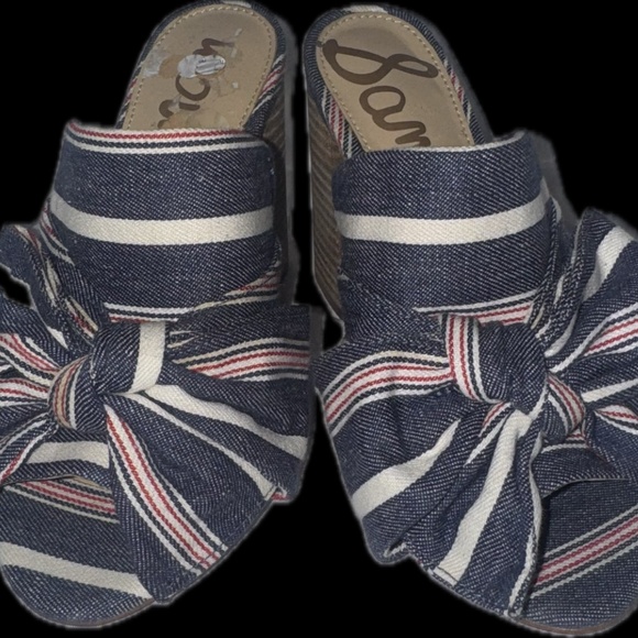 SAM EDELMAN YUMI BOW MULE SZ 5 - Picture 2 of 8